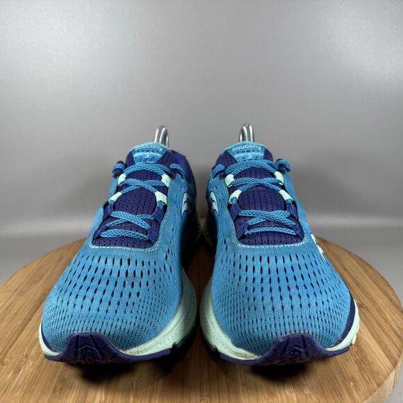 Saucony Breakthru 3 Everun Running Shoes Womens Size 9.5 Blue - Picture 2 of 8